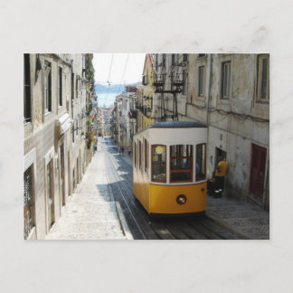 Postal Un teleférico en Lisboa