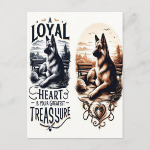 Postal Un tesoro de corazón leal
