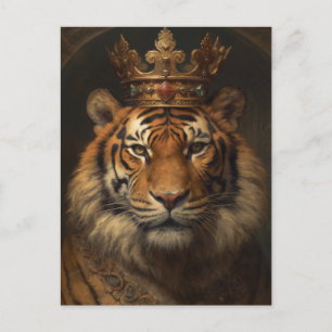Postal Un tigre real