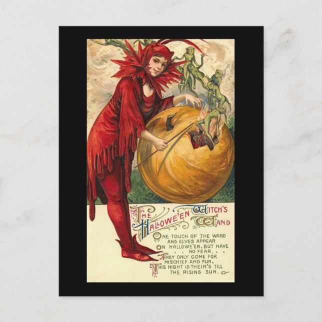 Postal Un toque de la varita (Anverso)