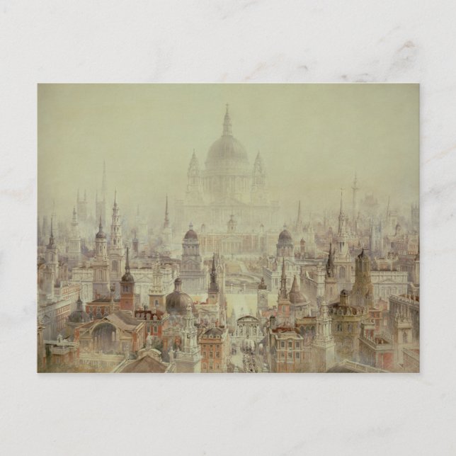 Postal Un tributo a Sir Christopher Wren (Anverso)