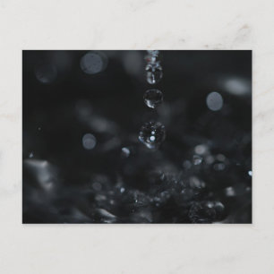 Postal Un trío de gouttes d'eau