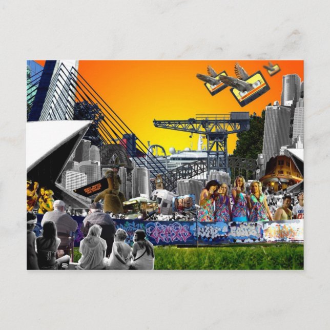 Postal Un verano en Sydney (Anverso)