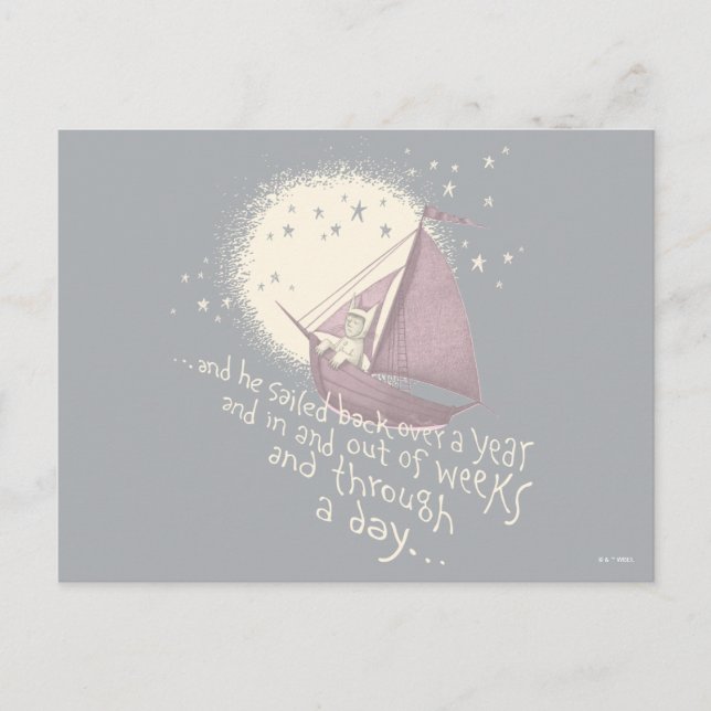 Postal Un viaje de un año con Max (Anverso)