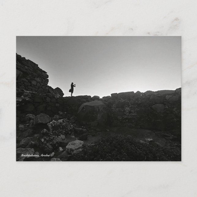 Postal Un vistazo al pasado / Aruba (Anverso)