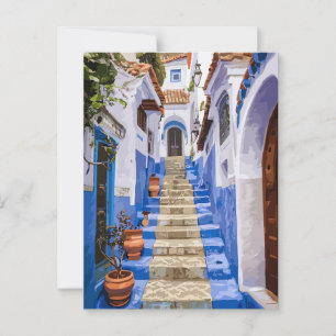 Postal Un vistazo hacia atrás: Los tesoros de Chefchaouen
