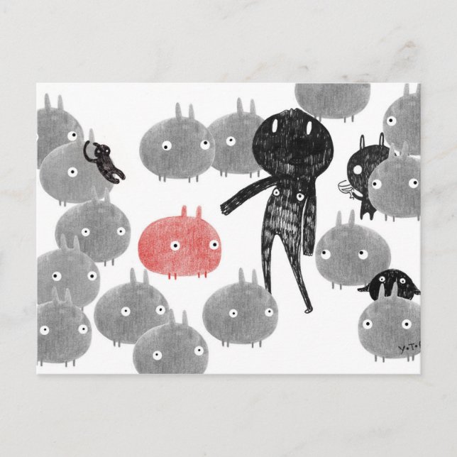 Postal Una agradable visita a la bunnyland 2014 (Anverso)