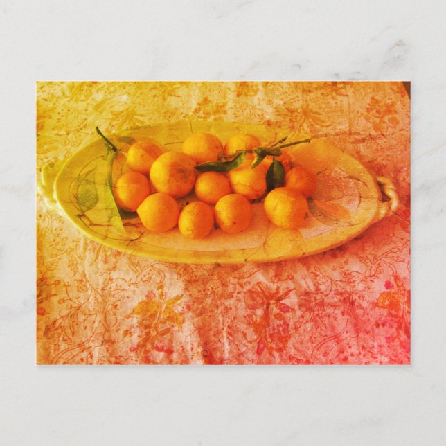 Postal Una bandeja de limones (Anverso)