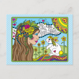 Postal Una Buena Palabra_ Postcard