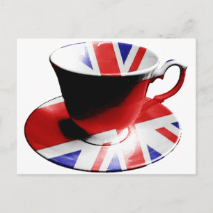 Postal Una buena taza de té inglés