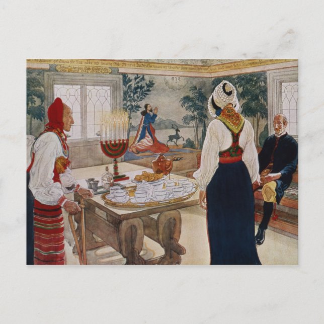 Postal Una cabaña de mineros, de un puerto comercial impr (Anverso)