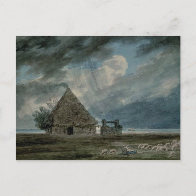 Postal Una cabaña de pastores entre Nápoles y Portici (w/ (Anverso)