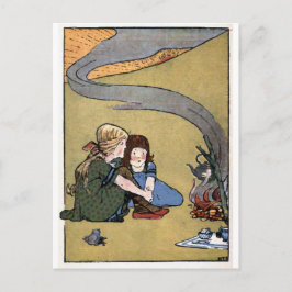 Postal Una caldera mirada nunca hierve el vintage