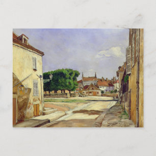 Postal Una calle en Avallon