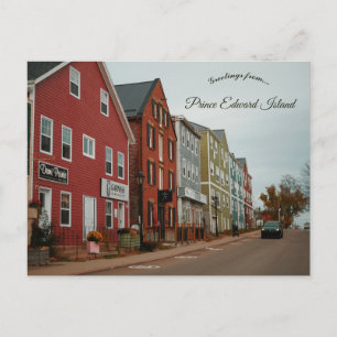 Postal Una calle en Charlottetown Isla del Príncipe Eduar