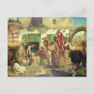 Postal Una calle en Jerusalén, 1867