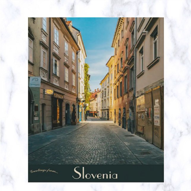 Postal Una calle en Ljubljana Eslovenia (Subido por el creador)
