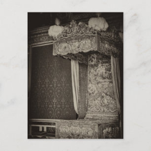 Postal Una cámara de noche real, Château Versailles