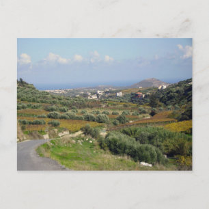 Postal Una caminata de invierno en Creta