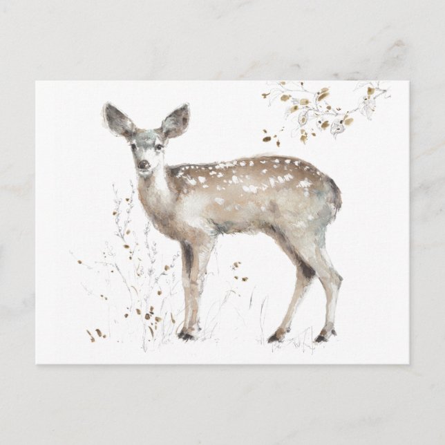 Postal Una caminata de Woodland IX (Anverso)