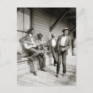 Postal Una canción y un baile, 1908