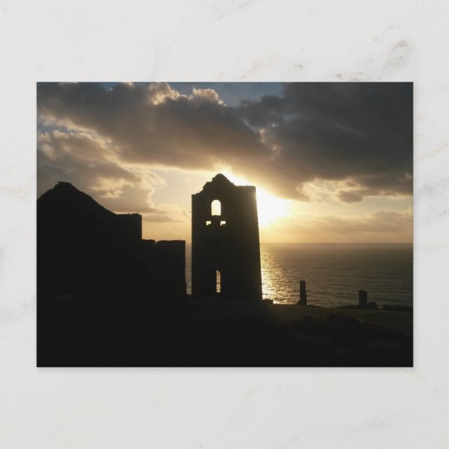 Postal Una capa de agua dulce para el atardecer de Cornua (Anverso)