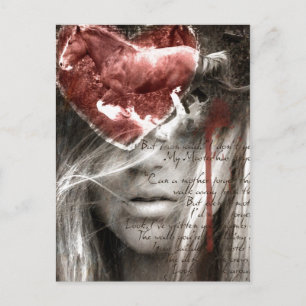 Postal Una carta de amor