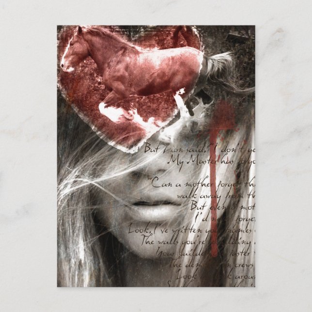 Postal Una carta de amor (Anverso)