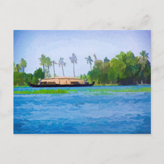 Postal Una casa de campo tradicional en Kerala
