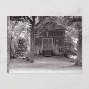 Postal Una casita en el bosque