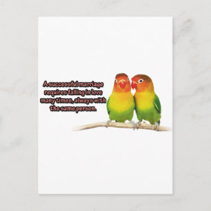 Postal Una cita matrimonial exitosa