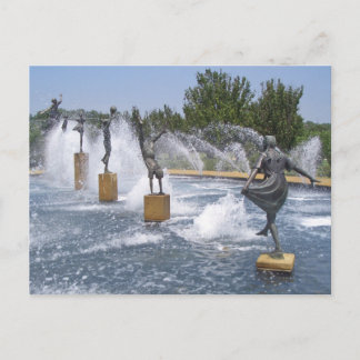 Postal Una ciudad de Kansas, fuente de Missouri
