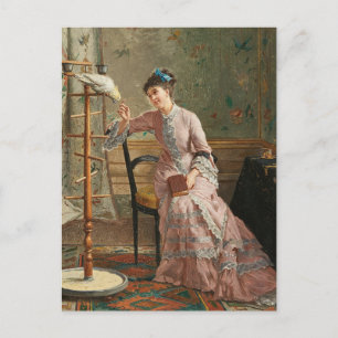 Postal Una Cockatoo   Gustave Léonard de Jonghe