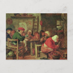 Postal Una comida campesina