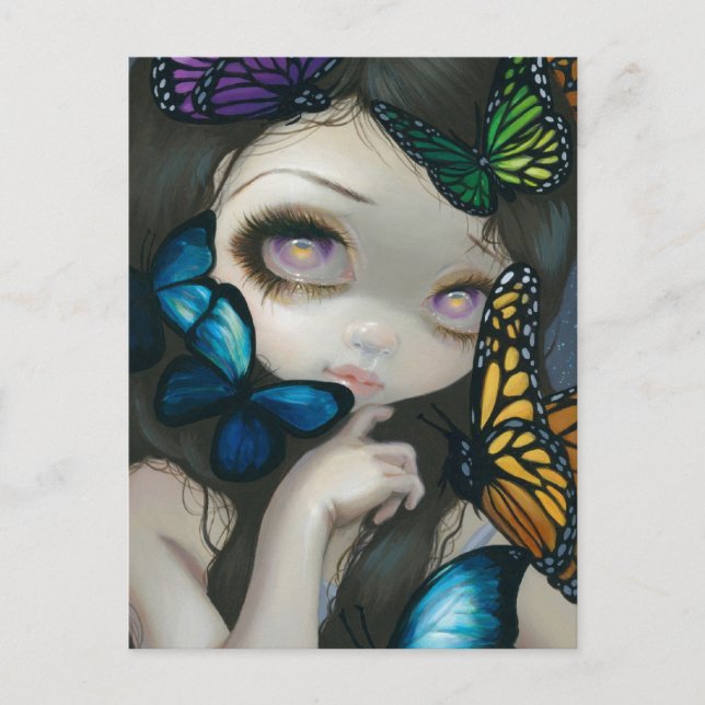 Postal "Una confusión de alas" (Anverso)