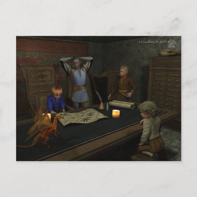 Postal Una consulta (Anverso)