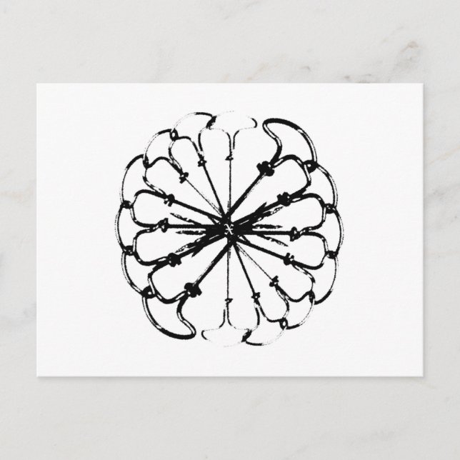 Postal Una corona de uñas (Anverso)