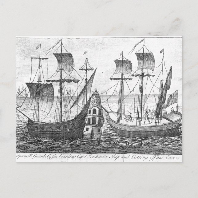 Postal Una "Costa Guarda" española (Anverso)