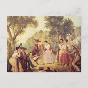 Postal Una danza popular