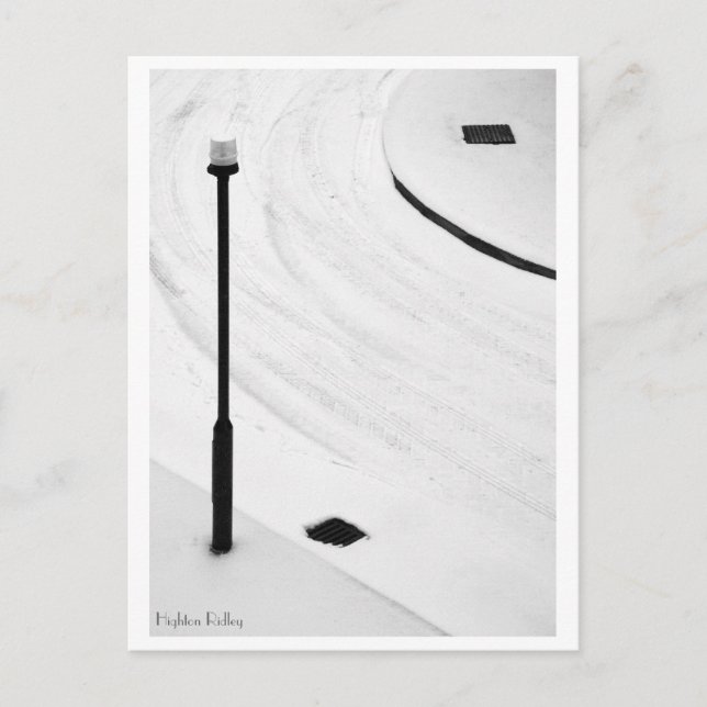 Postal Una, dos, tres - ¡Nieve! (Anverso)