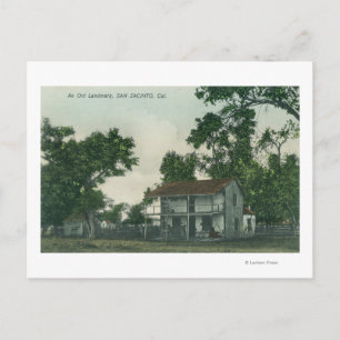 Postal Una escena de un viejo monumento