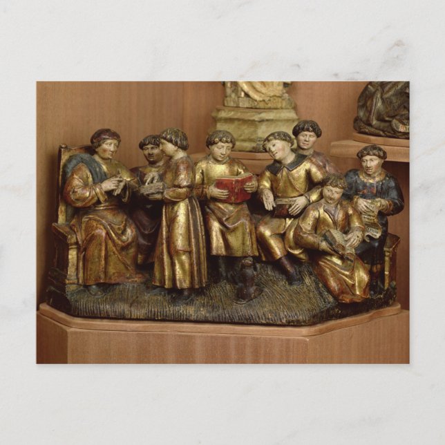 Postal Una escuela (Anverso)