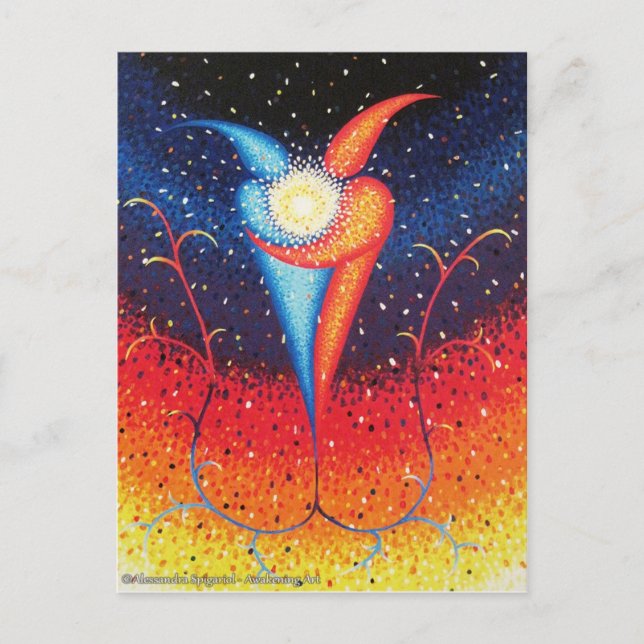 Postal Una explosión (Anverso)