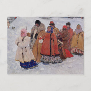 Postal Una familia, 1909