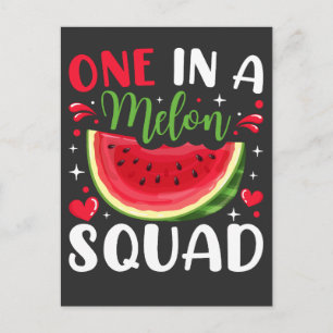 Postal Una fiesta de cumpleaños de One in a Melon Squad