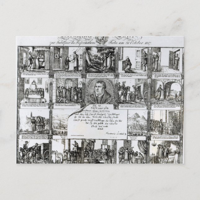 Postal Una fiesta para celebrar la reforma (Anverso)