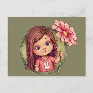 Postal Una flor para ti