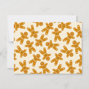 Postal Una galleta de pan de jengibre