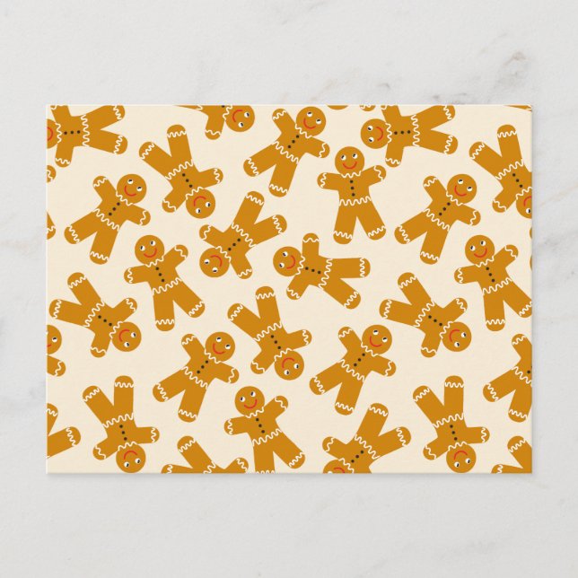 Postal Una galleta de pan de jengibre (Anverso)