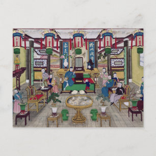 Postal Una habitación en la casa del Sr. Kong, un comerci